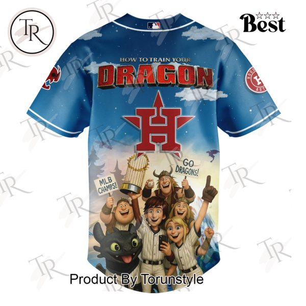 Houston Astros X How To Train Your Dragon 2025 Limited Edition Baseball Jersey