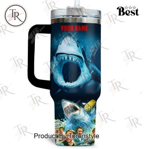 Jaws King Of The Deep Custom Name Limited Edition 40oz Tumbler