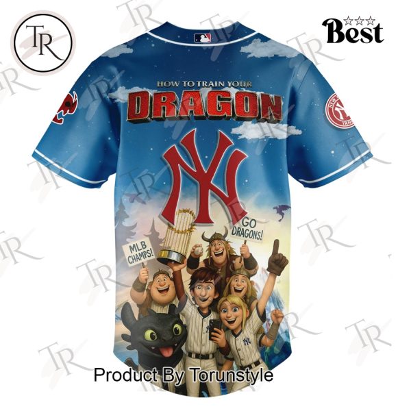 New York Yankees X How To Train Your Dragon 2025 Limited Edition Baseball Jersey