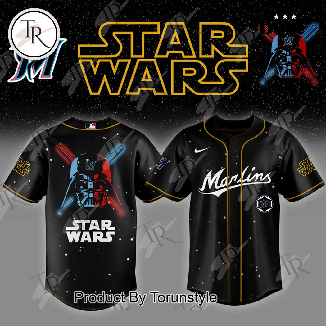 Miami Marlins 2025 X Star Wars  Edition Baseball Jersey