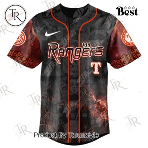 Texas Rangers X Jujutsu Kaisen 2025 “Ryomen Sukuna” Special Edition Baseball Jersey