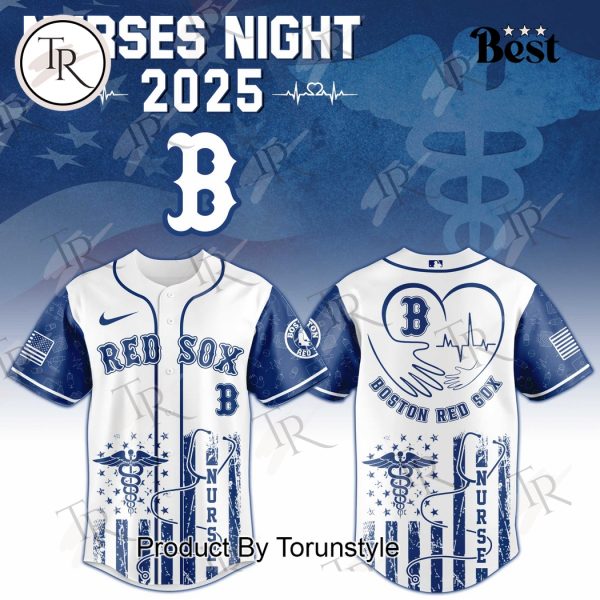 2025 Boston Red Sox X Nurses Night Limited Edition Baseball Jersey