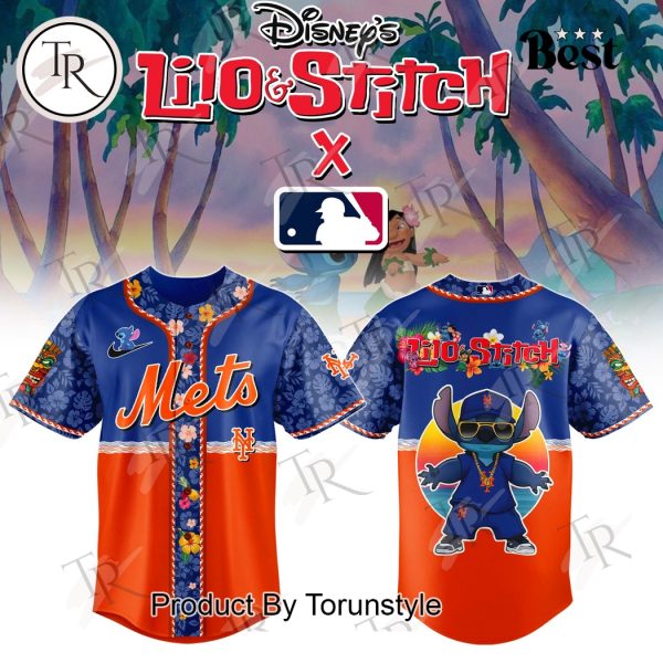 New York Mets X Lilo & Stitch 2025 Limited Edition Baseball Jersey