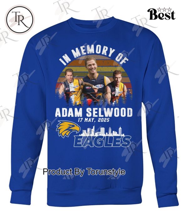 In Memory Of Adam Selwood 2025 X West Coast Eagles Limited Edition T-Shirt
