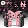 New York Yankees X Black Pink Deadline World Tour Limited Edition Baseball Jersey New York Yankees X Black Pink Deadline World Tour Limited Edition Baseball Jersey