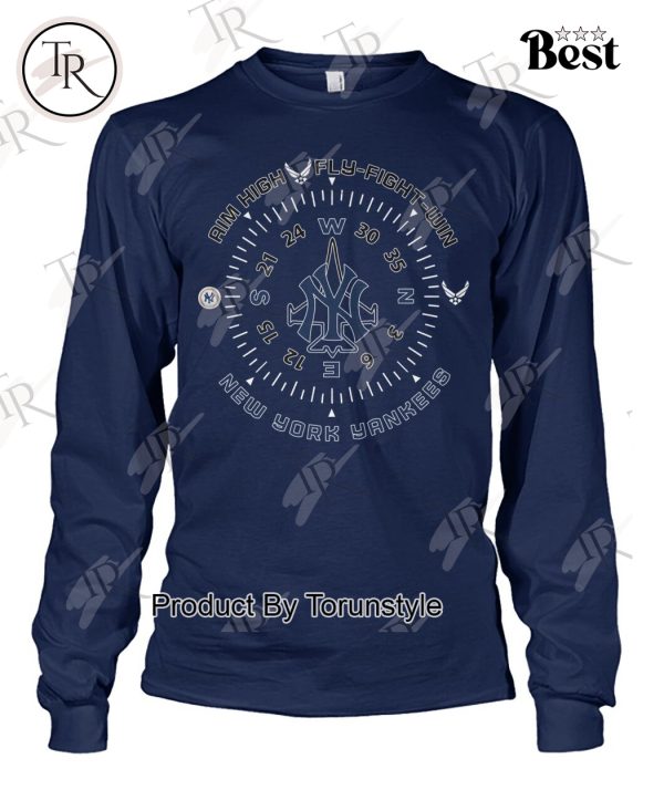 New York Yankees Aim High Fly-Fight-Win T-Shirt