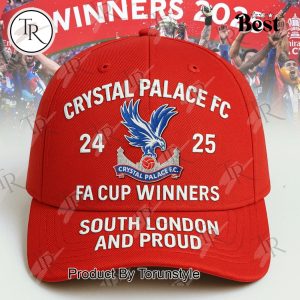 Crystal Palace F.C 2024-2025 Fa Cup Winners South London And Proud Limited Edition Cap