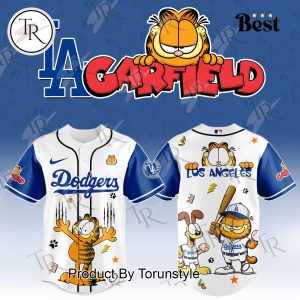 Los Angeles Dodgers X Garfield 2025 Special Edition Baseball Jersey