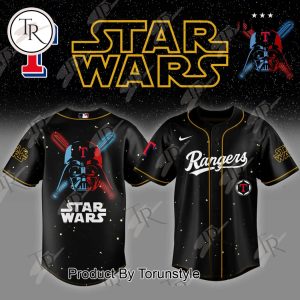 Texas Rangers 2025 X Star Wars Limited Edition Baseball Jersey