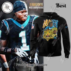 Carolina Panthers X Travis Hunter 2025 Limited Edition Hoodie – Black