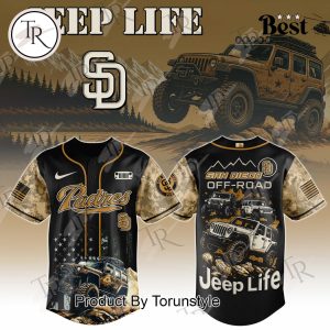San Diego Padres X Jeep Life 2025 Off-Road Limited Edition Baseball Jersey
