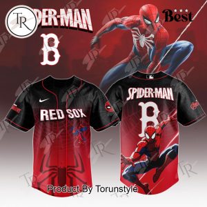 Boston Red Sox X Spider Man Game Night 2025 Limited Edition Hoodie