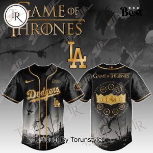 Los Angeles Dodgers X Game Of Thrones Night 2025 Limited Edition Baseball Jersey