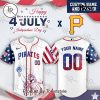 San Francisco Giants X Happy 4th Of July Independence Day 2025 Custom Name Baseball Jersey