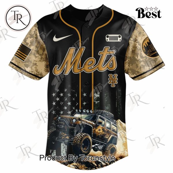 New York Mets X Jeep Life 2025 Off-Road Limited Edition Baseball Jersey