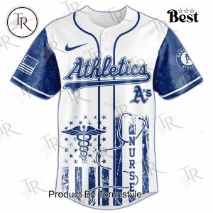 2025 Athletics X Nurses Night Limited Edition Baseball Jersey