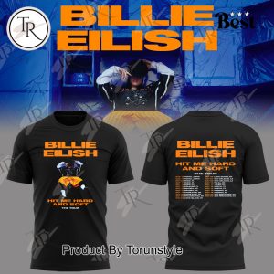 Billie Eilish Hit Me Hard And Soft The Tour Limited Edition Hoodie – Black