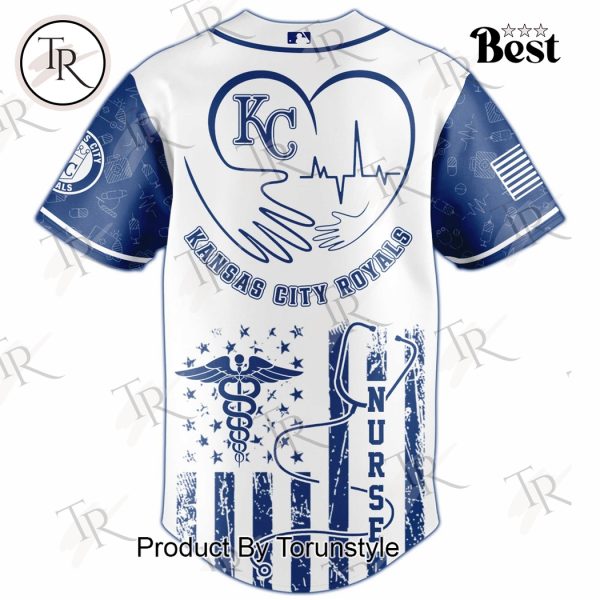 2025 Kansas City Royals X Nurses Night Limited Edition Baseball Jersey