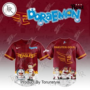 Tohoku Rakuten Golden Eagles X Doraemon 2025 Special Edition Baseball Jersey