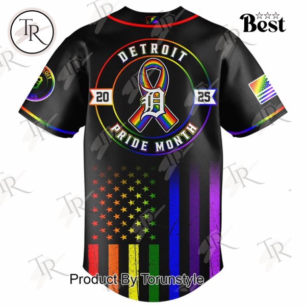 Detroit Tigers X Happy Pride Month 2025 Limited Edition Baseball Jersey