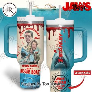 Jaws King Of The Deep Custom Name Limited Edition 40oz Tumbler