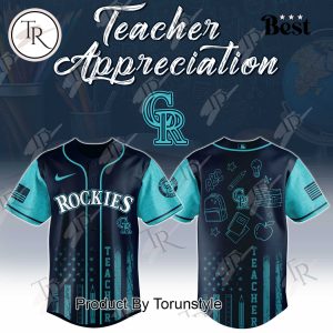 Colorado Rockies X Teacher Appreciation Day 2025 Special Edition Baseball Jersey