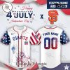 Seattle Mariners X Happy 4th Of July Independence Day 2025 Custom Name Baseball Jersey