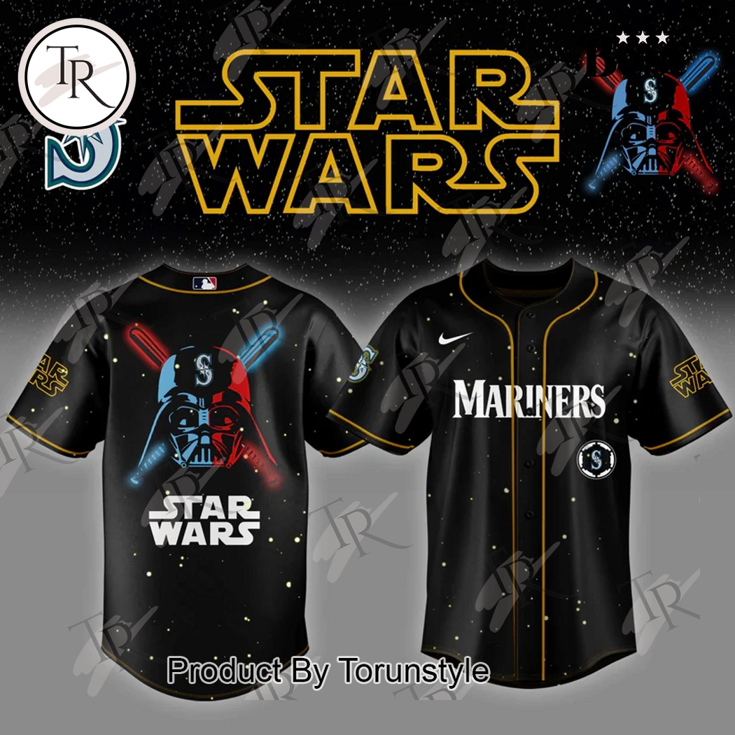 Seattle Mariners 2025 X Star Wars Limited Edition Baseball Jersey Seattle Mariners 2025 X Star Wars Limited Edition Baseball Jersey