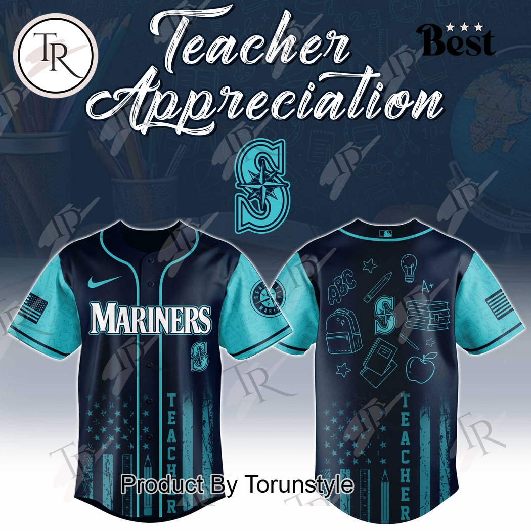 Seattle Mariners X Teacher Appreciation Day 2025 Special Edition Baseball Jersey Seattle Mariners X Teacher Appreciation Day 2025 Special Edition Baseball Jersey