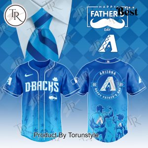 Arizona Diamondbacks Happy Father’s Day 2025 Limited Edition Baseball Jersey