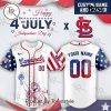 Texas Rangers X Happy 4th Of July Independence Day 2025 Custom Name Baseball Jersey