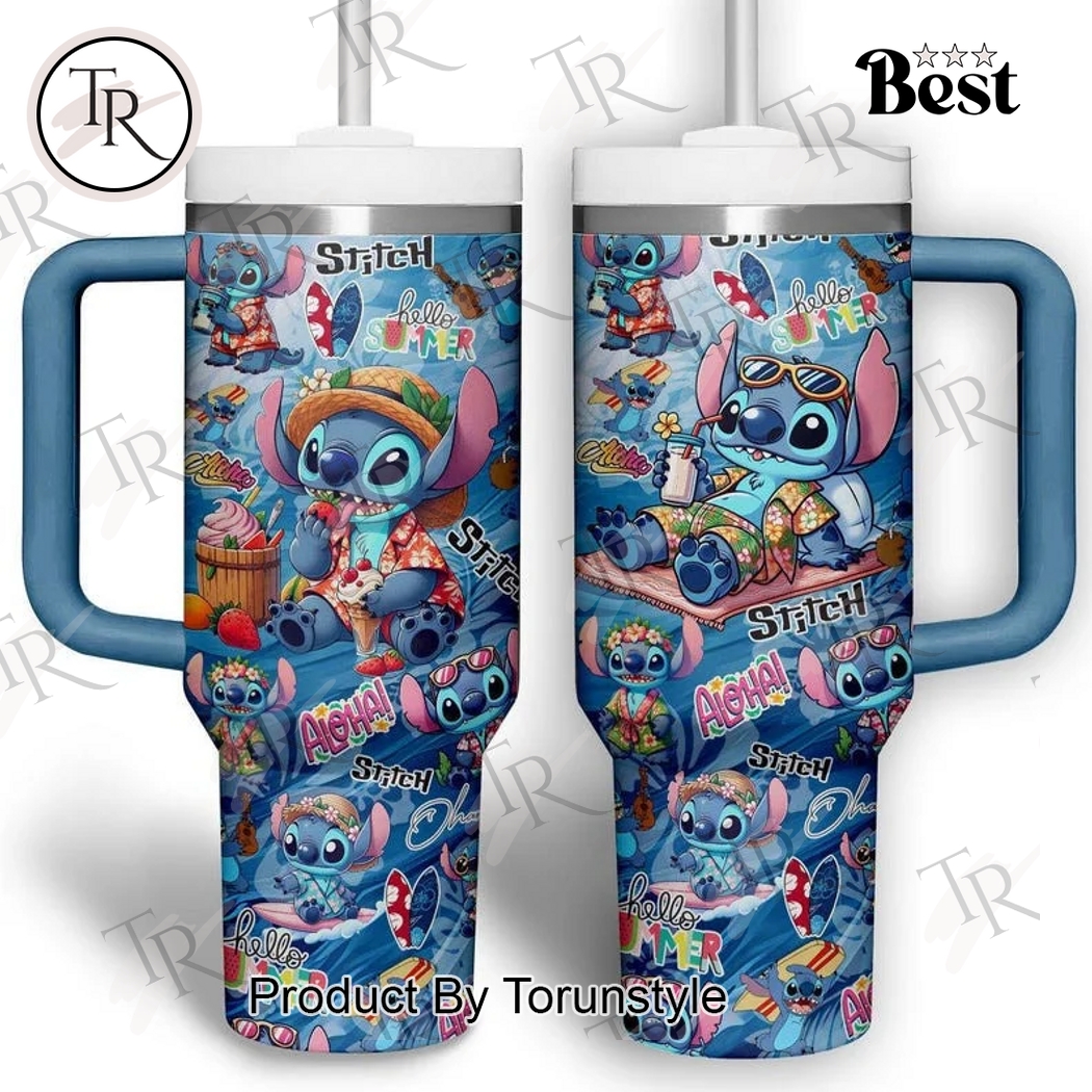 Stitch Aloha Hello Summer Limited Edition 40oz Tumbler Stitch Aloha Hello Summer Limited Edition 40oz Tumbler