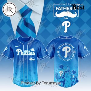 Philadelphia Phillies Happy Father’s Day 2025 Limited Edition Baseball Jersey