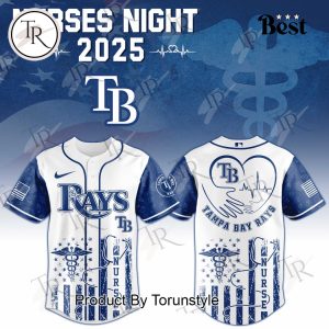 2025 Tampa Bay Rays X Nurses Night Limited Edition Baseball Jersey