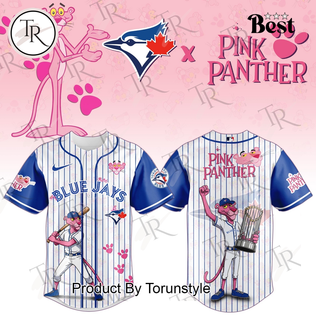 Toronto Blue Jays X Pink Panther 2025 Special Edition Baseball Jersey Toronto Blue Jays X Pink Panther 2025 Special Edition Baseball Jersey