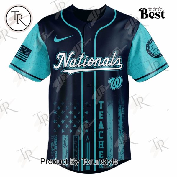 Washington Nationals X Teacher Appreciation Day 2025 Special Edition Baseball Jersey