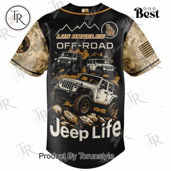 Los Angeles Dodgers X Jeep Life 2025 Off-Road Limited Edition Baseball Jersey