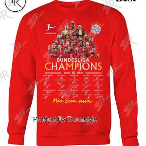Bayern Munich Bundesliga Champions 2024-2025 Limited Edition T-Shirt