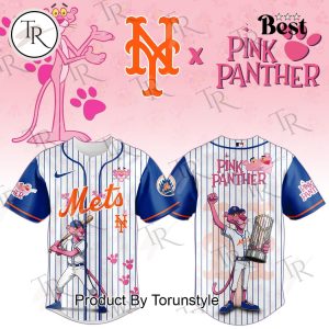 New York Mets X Pink Panther 2025 Special Edition Baseball Jersey