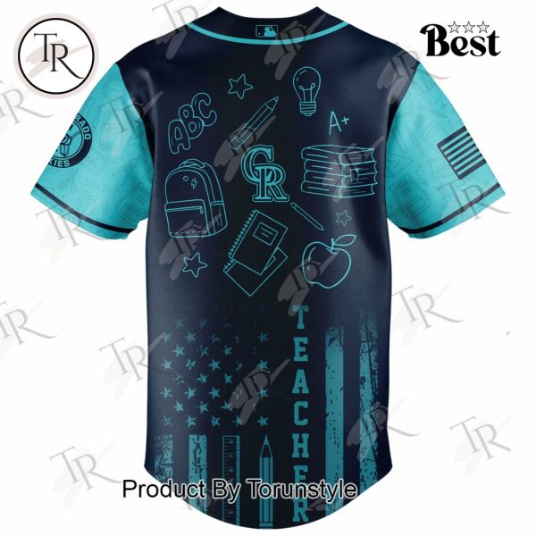 Colorado Rockies X Teacher Appreciation Day 2025 Special Edition Baseball Jersey