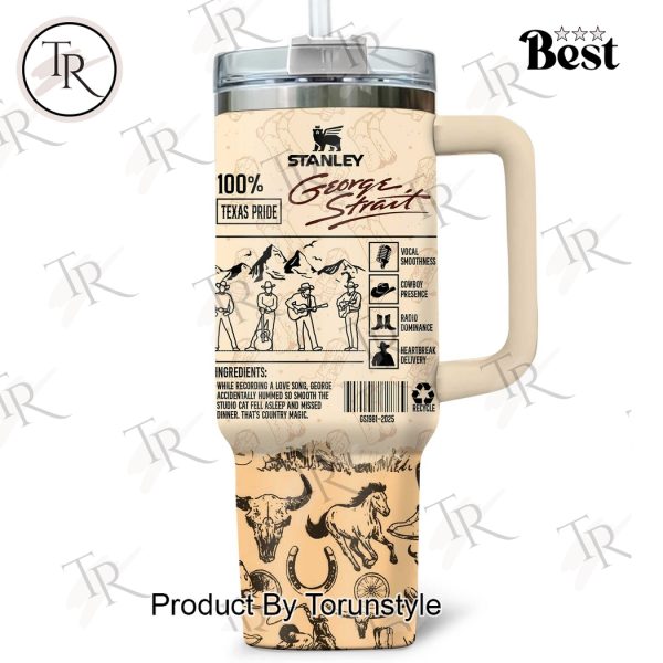 George Strait 2025 Custom Name Limited Edition 40oz Tumbler