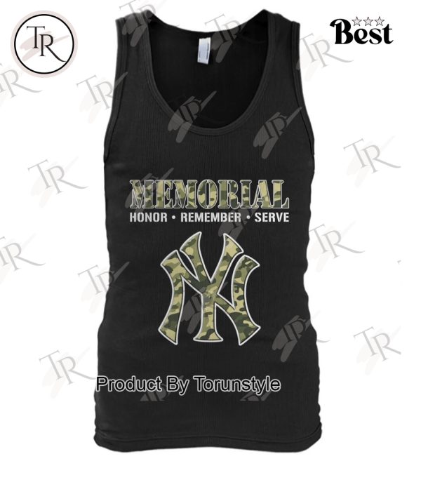 New York Yankees Memorial Honor-Remember-Serve Limited Edition T-Shirt