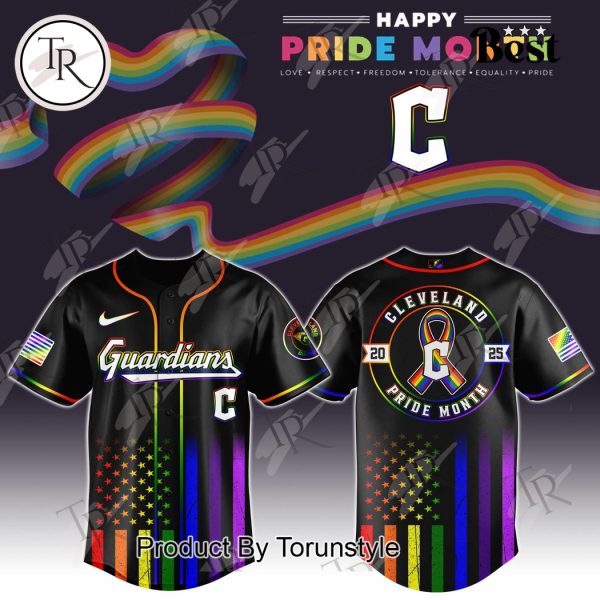 Cleveland Guardians X Happy Pride Month 2025 Limited Edition Baseball Jersey