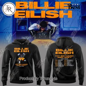 Billie Eilish Hit Me Hard And Soft The Tour Limited Edition Hoodie – Black