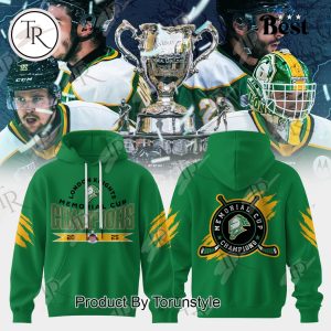 Memorial Cup Champions 2025 London Knights Limited Edition Hoodie – Green