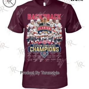 Back 3 Back Florida Panthers 2024-2025 NHL Eastern Conference Champions Limited Edition T-Shirt