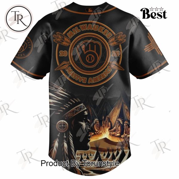 Milwaukee Brewers X Native American Heritage Month Special Edition Baseball Jersey