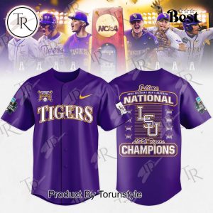 LSU Tigers 8-Time NCAA Division I Men’s Baseball National Champions Limited Edition Baseball Jersey