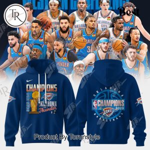 Finals Champions 2025 Oklahoma City Thunder New Special Edition Hoodie – Blue