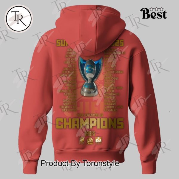 2025 Final Champions Chiefs Rugby Limited Edition Hoodie